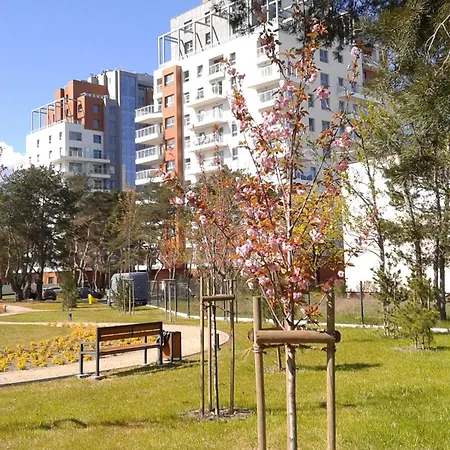 Seaview Blisko Plazy Z Widokiem Na Morze Baltica Towers Apartman Gdańsk